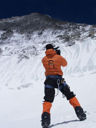 Elia Shooting Video on Mount Everest