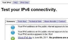 IPv6 test linked at coolbuster.net