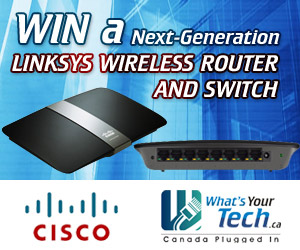 Win a next-generation Linksys wireless router and switch