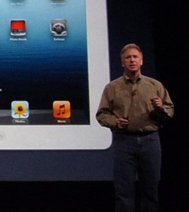 Apple Phil Schiller introduces iPad, the much anticipated successor to the iPad 2