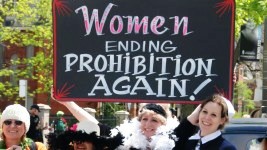 Women protest cannabis prohibition