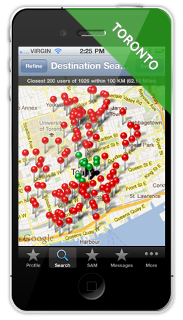 SinglesAroundMe is a new mobile app that gives control over location accuracy to the user.
