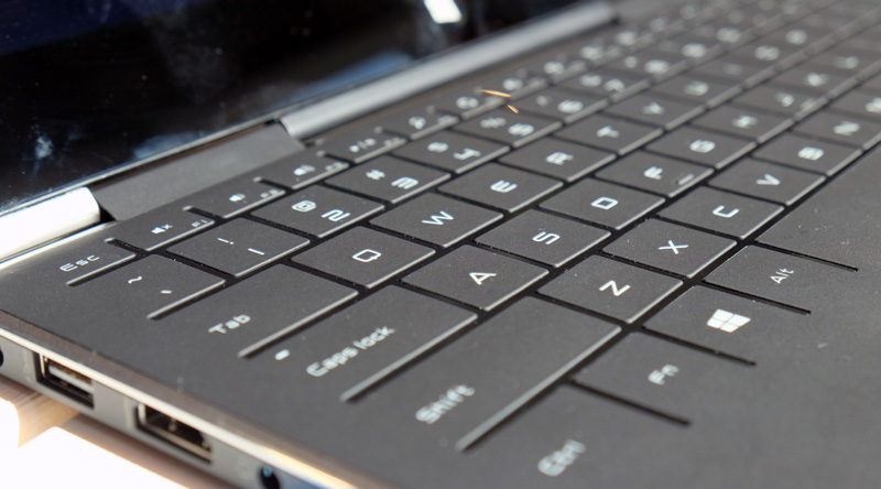 XPS 11 keyboard close-up