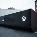 Ginat Xbox console shown in Vancouver parking lot