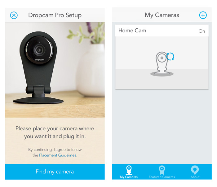 Dropcam app