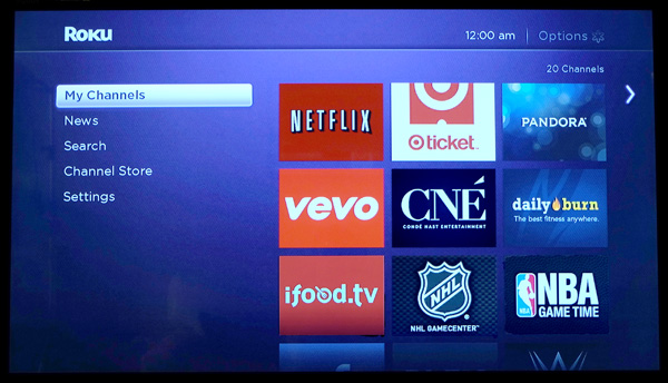 Roku Stick screen