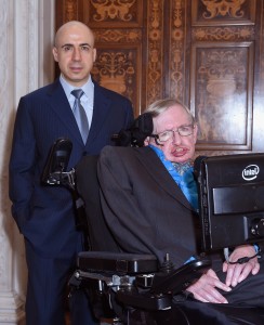 Yuri Milner And Stephen Hawking Host Press Conference On The Breakthrough Life In The Universe Initiatives