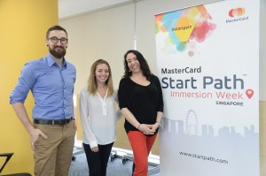 L-R: Ian Walker (COO, Control), Ilana Messing (Director of Start Path at MasterCard), & Kathryn Loewen (CEO and Founder, Control)
