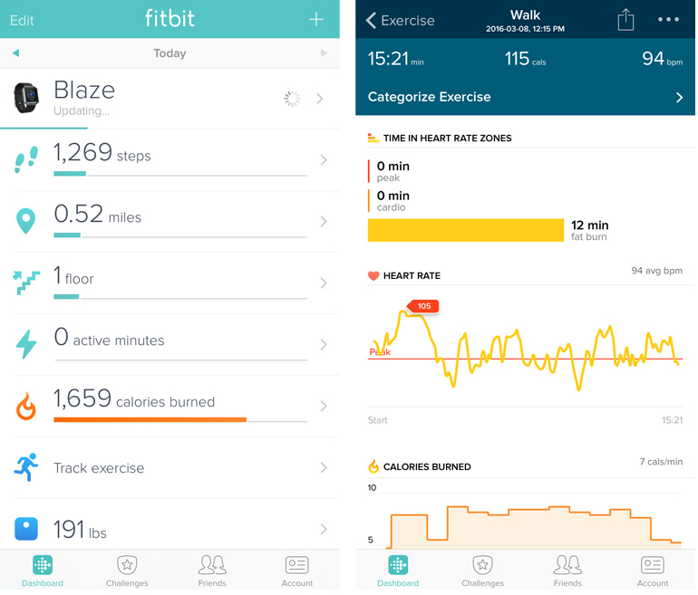 Fitbit-app-screens