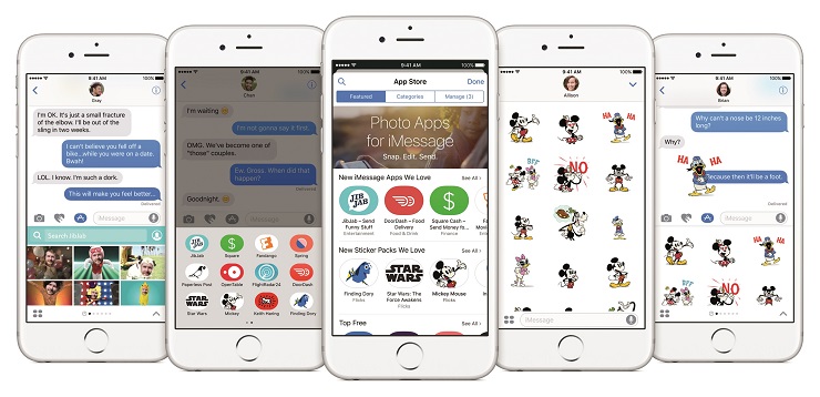 Messages on Apple's iOS is more akin to Snapchat and other youth-focused messaging plat