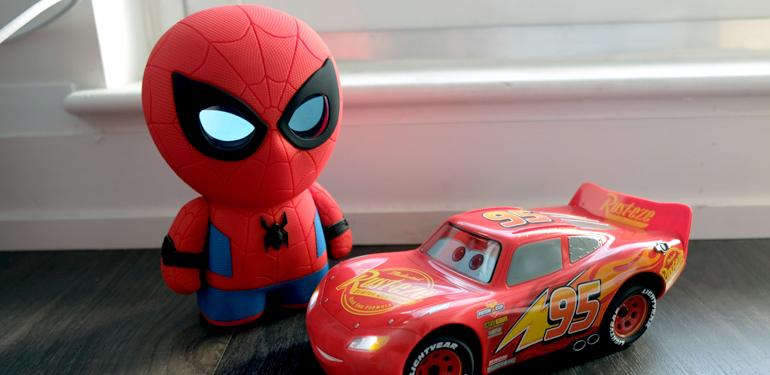 Spiderman and lightning store mcqueen