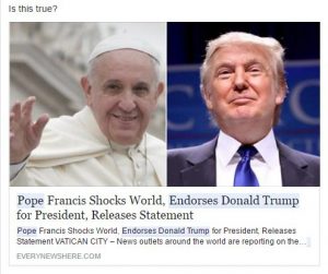 Holy Fake News! Pope Tackles Distorted Facts on Social Media