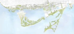 map of Toronto's waterfront