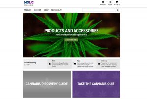 Nova Scotia cannabis webpage