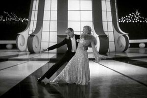 still image from Roger/Astaire movie Follow the Fleet