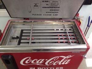 vintage coke bottle machine
