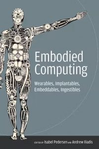 book cover shows human figure embedded with devices, gadgets, wires