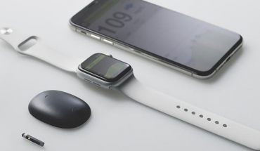 tiny sensor, patch cover, smartwatch and smartphone