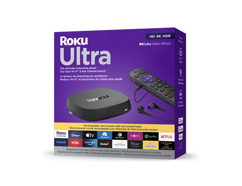 WIN a Roku Ultra 4K Media Streamer with Remote & Headphones