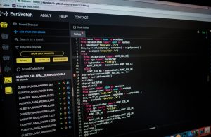 software program on computer screen