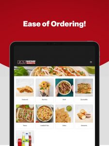 burrito app on iPad screen