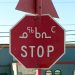 stop sign in Iqaluit