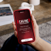 fire safety app on-screen on smartphone in hand
